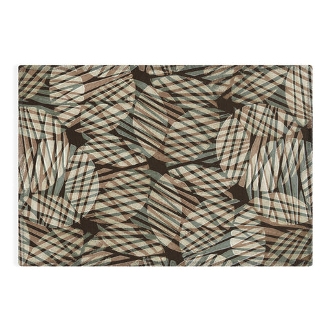 Alisa Galitsyna Abstract Linocut Pattern 5 Outdoor Rug