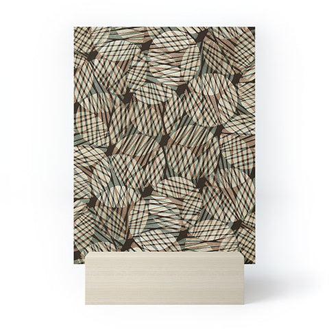 Alisa Galitsyna Abstract Linocut Pattern 5 Mini Art Print