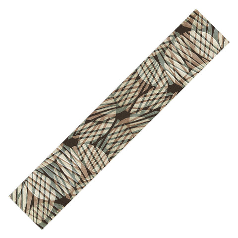 Alisa Galitsyna Abstract Linocut Pattern 5 Table Runner