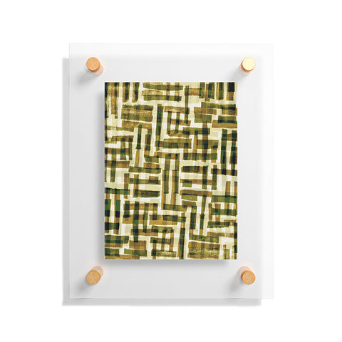 Alisa Galitsyna Abstract Linocut Pattern 6 Floating Acrylic Print