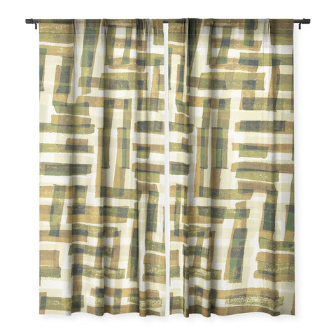 Alisa Galitsyna Abstract Linocut Pattern 6 Sheer Non Repeat