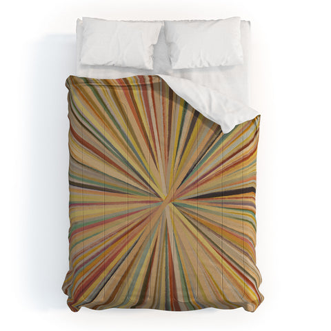 Alisa Galitsyna Abstract Pastel Bloom Comforter