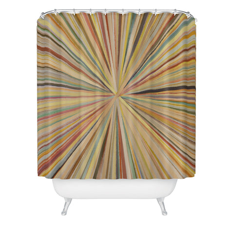 Alisa Galitsyna Abstract Pastel Bloom Shower Curtain
