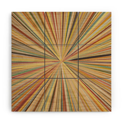 Alisa Galitsyna Abstract Pastel Bloom Wood Wall Mural