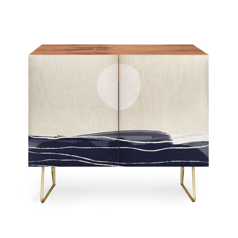 Alisa Galitsyna Abstract Seascape 2 Credenza