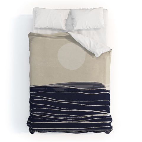 Alisa Galitsyna Abstract Seascape 2 Duvet Cover