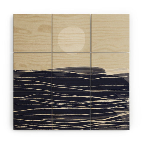 Alisa Galitsyna Abstract Seascape 2 Wood Wall Mural