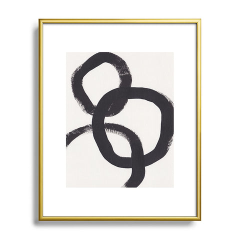 Alisa Galitsyna Acrylic Circles Metal Framed Art Print