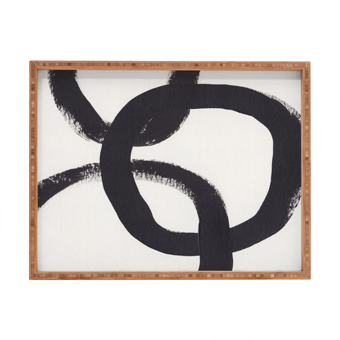 Alisa Galitsyna Acrylic Circles Rectangular Tray