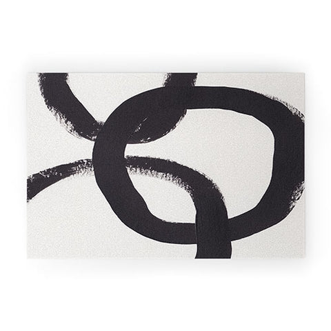 Alisa Galitsyna Acrylic Circles Welcome Mat