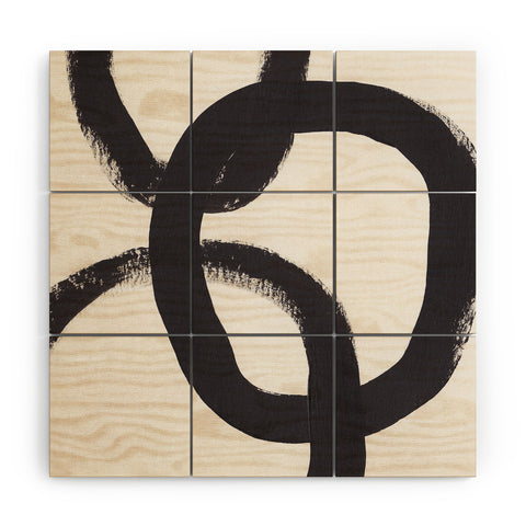 Alisa Galitsyna Acrylic Circles Wood Wall Mural