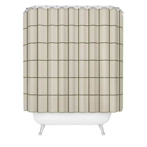 Alisa Galitsyna Back to Basics Sand Olive Gr Shower Curtain