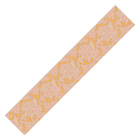 Alisa Galitsyna Berries Peach Yellow Table Runner