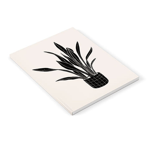 Alisa Galitsyna Black and White Snake Plant Notebook