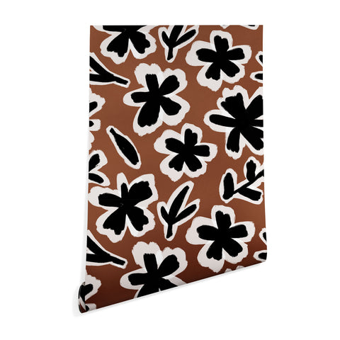 Alisa Galitsyna Black Florals 2 Wallpaper