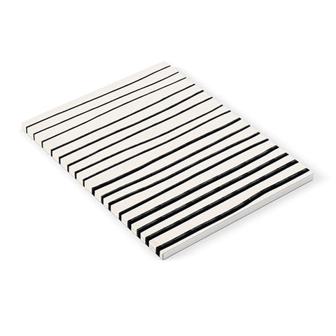 Alisa Galitsyna Black Horizontal Lines Notebook