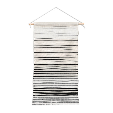 Alisa Galitsyna Black Horizontal Lines Wall Hanging Portrait