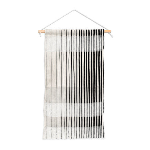Alisa Galitsyna Black Vertical Lines Wall Hanging Portrait