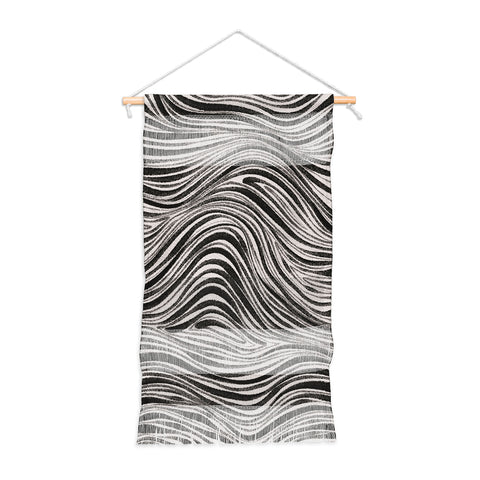 Alisa Galitsyna Black White Irregular Lines Wall Hanging Portrait