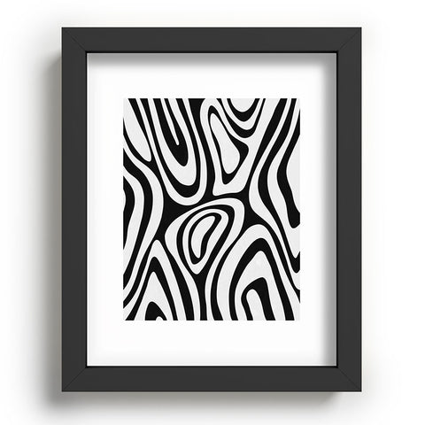 Alisa Galitsyna Black White Minimal Recessed Framing Rectangle