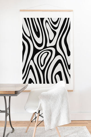 Alisa Galitsyna Black White Minimal Art Print And Hanger