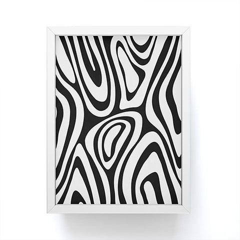 Alisa Galitsyna Black White Minimal Framed Mini Art Print