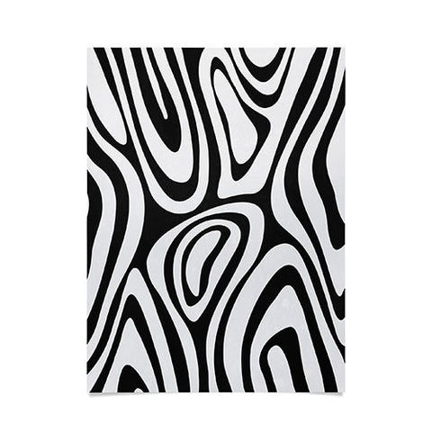 Alisa Galitsyna Black White Minimal Poster