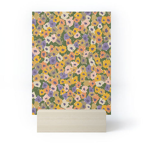 Alisa Galitsyna Blooming Garden Green Purple Mini Art Print