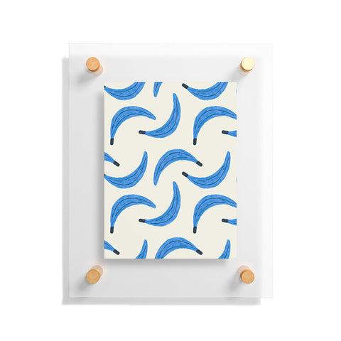 Alisa Galitsyna Blue Bananas Floating Acrylic Print
