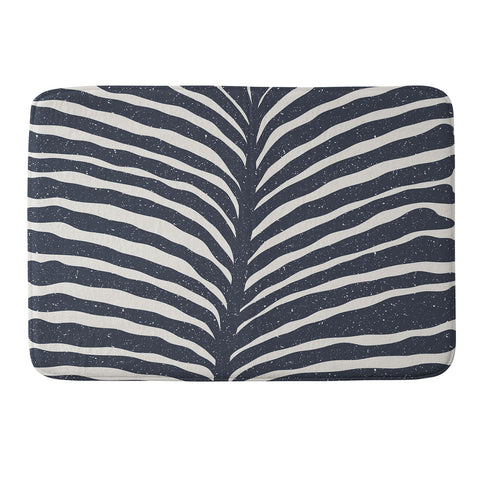 Alisa Galitsyna Blue Plant 1 Memory Foam Bath Mat