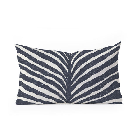 Alisa Galitsyna Blue Plant 1 Oblong Throw Pillow