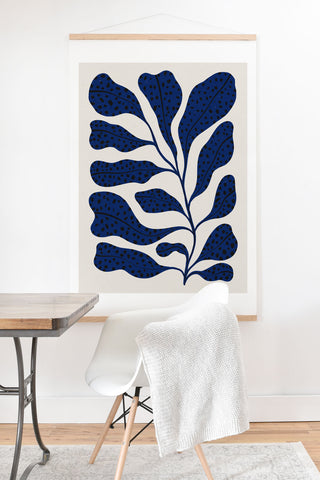 Alisa Galitsyna Blue Plant 2 Art Print And Hanger
