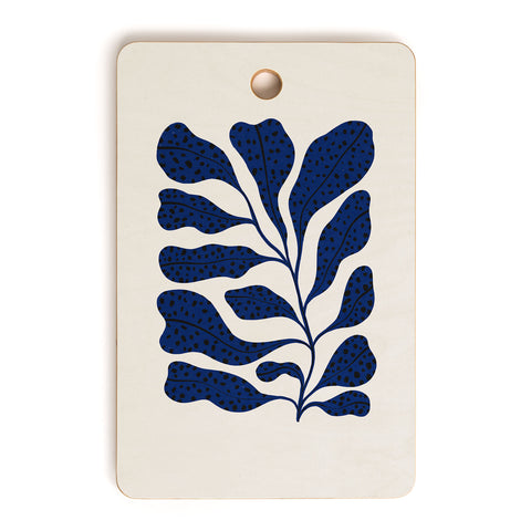 Alisa Galitsyna Blue Plant 2 Cutting Board Rectangle