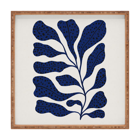 Alisa Galitsyna Blue Plant 2 Square Tray