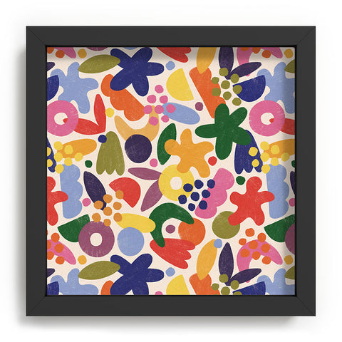 Alisa Galitsyna Bright Abstract Pattern 1 Recessed Framing Square