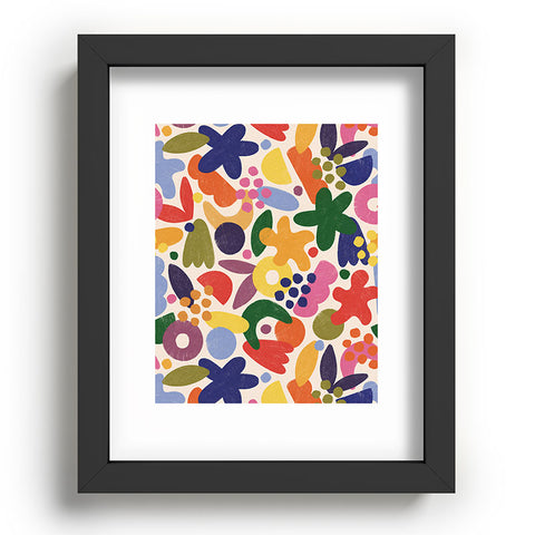 Alisa Galitsyna Bright Abstract Pattern 1 Recessed Framing Rectangle