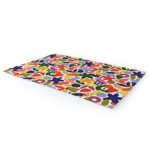 Alisa Galitsyna Bright Abstract Pattern 1 Area Rug