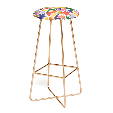 Alisa Galitsyna Bright Abstract Pattern 1 Bar Stool