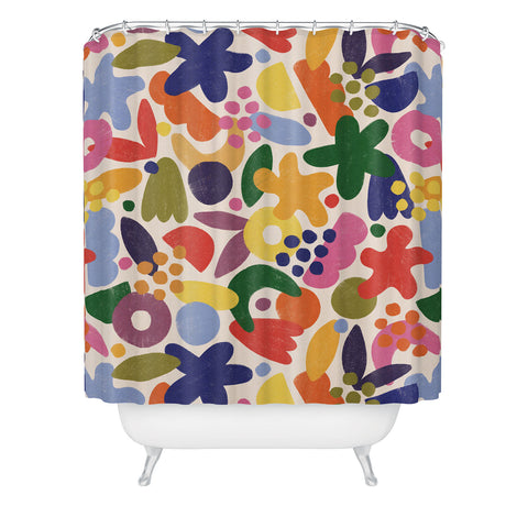 Alisa Galitsyna Bright Abstract Pattern 1 Shower Curtain