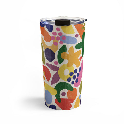 Alisa Galitsyna Bright Abstract Pattern 1 Travel Mug