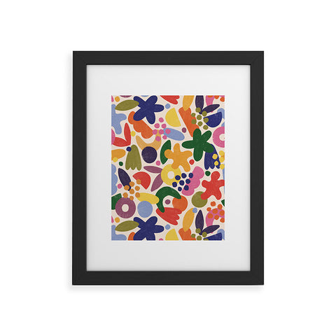 Alisa Galitsyna Bright Abstract Pattern 1 Framed Art Print