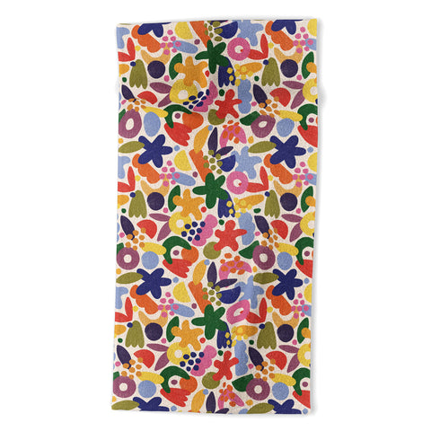 Alisa Galitsyna Bright Abstract Pattern 1 Beach Towel