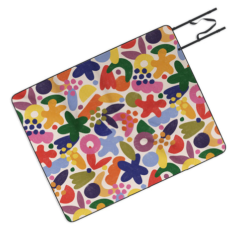 Alisa Galitsyna Bright Abstract Pattern 1 Picnic Blanket