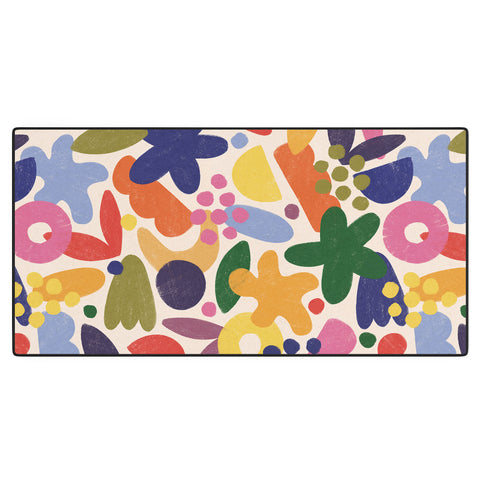 Alisa Galitsyna Bright Abstract Pattern 1 Desk Mat