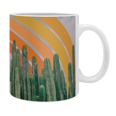 Alisa Galitsyna Cactus and Rainbow Coffee Mug