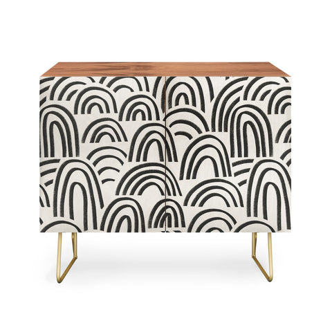 Alisa Galitsyna Charcoal Arches 1 Credenza