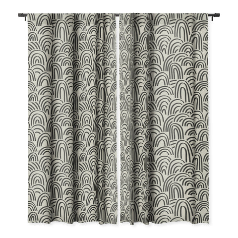 Alisa Galitsyna Charcoal Arches 1 Blackout Window Curtain