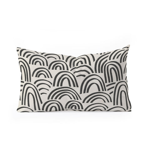 Alisa Galitsyna Charcoal Arches 1 Oblong Throw Pillow