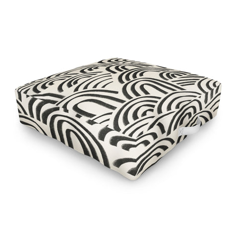 Alisa Galitsyna Charcoal Arches 1 Outdoor Floor Cushion