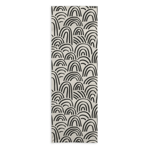 Alisa Galitsyna Charcoal Arches 1 Yoga Towel